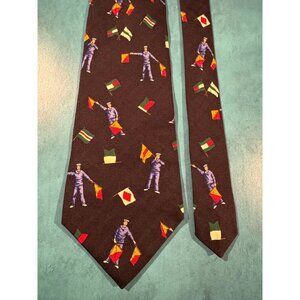 Tommy Hilfiger 100% Italian Silk Tie – Nautical Signal Flag Pattern – Made in US